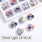 10mm Heart Rhinestones Glitter Glass Charms Nail Crafts Gem Beads Jewelry Making Glass Beads Stones DIY Accessories