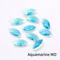 7X15mm Navette Pointback Glass Rhinestones Korean Nail Parts  Luxury Nail Charms For Crystal Penant Crafts Jewelry Accessories