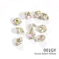 10x12mm Eye Shape Glass Stones Crystal Strass Rhinestones for Shoes Decoration Pointback Crystal Jewelry Making Accessories