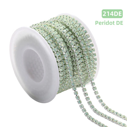 SS12 Opal Mocha Series Claw Chain Rhinestone Flatback Crystal Jewelry Making DIY Crafts Accessories Sew On Clothes Decoration