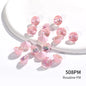 8mm Pointback Glass Rhinestone Glitter Nail Charms Jewelry Making Accessories Glue On Crystal Stones DIY Supplies