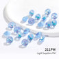 8mm Pointback Glass Rhinestone Glitter Nail Charms Jewelry Making Accessories Glue On Crystal Stones DIY Supplies