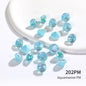 8mm Pointback Glass Rhinestone Glitter Nail Charms Jewelry Making Accessories Glue On Crystal Stones DIY Supplies