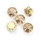 10/12mm Round Glass Rhinestones With Claw Sew On Crystal Stone Strass Diamond For Clothes Needlework DIY