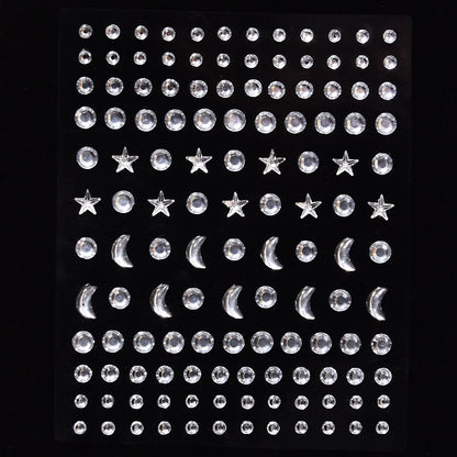 Children's Stage Performance Face Stickers Stickers Crystal Eyes Rhinestone Stickers Swarovski