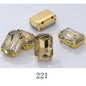 Rectangle Shape 10X14 13X18mm Glass Rhinestones With Claw Sew On Stone Strass Diamond For Clothes Rhinestones for Crystal Crafts