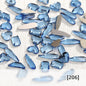 50pcs Flat Back Crystal Nail Parts Hearts 50 Pieces 3D Glass Rhinestones for Needlework Decoration Glitter Gems Design Fac