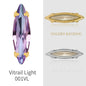 4*15mm Horse-eye Shaped Rhinestone DIY Jewelry Accessories Pointy-bottom Shaped Rhinestone Nail Sticker Rhinestone Material