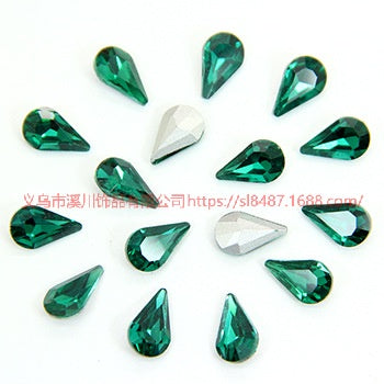 10pcs Diamond Crystal Glass Rhinestone Diy Material Mobile Phone Accessories
