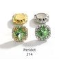 10pcs Gemstone Flower Rhinestone Round Crystal Pointback Strass Jewerlry Stone With Claw DIY Sewing Buttons In Clothes