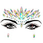 EDM Electronic Music Festival Face Pasters Eyebrow Stick-on Crystals Resin Drill Carnival Diamond Sticker Masquerade Face Decoration