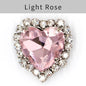 TonyBead kuku logam yang digunakan pada pakaian,heart Shape Glass Rhinestones With Claw Sew On Crystal Stone Metal Base Buckle For Clothes Strass Diamond Sewn Rhinestones