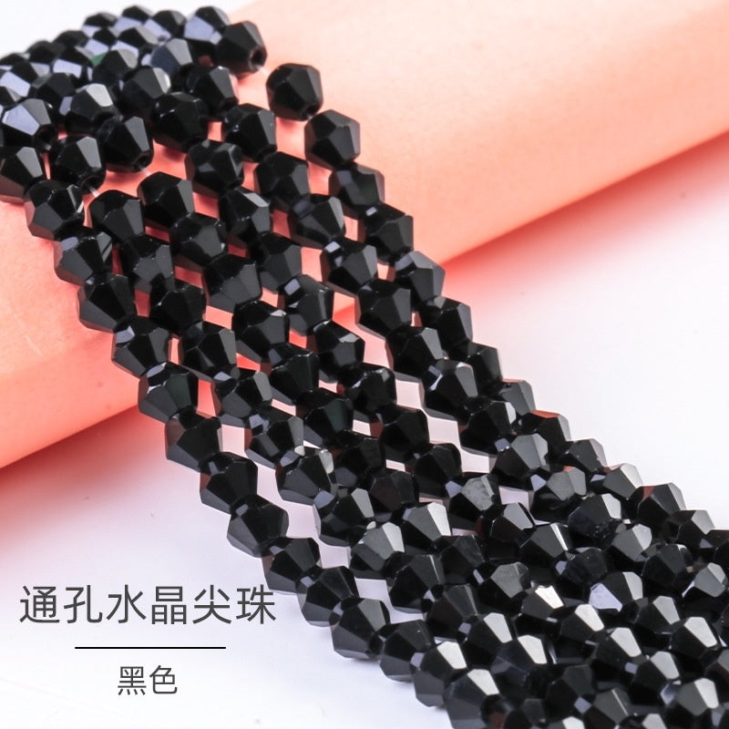 4mm 21 Colors Bicone Shaped Crystal Stone Loose Necklace Bracelet Earring Glass Rhinestone Beads