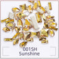TonyBead 20Pcs Mixed Shape Flatback Stone Gem Glass Nail Art Rhinestone For Jewelry Making Loose Strass Crystal Nail Accessories Nail Drill kuku