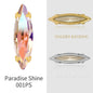 4*15mm Horse-eye Shaped Rhinestone DIY Jewelry Accessories Pointy-bottom Shaped Rhinestone Nail Sticker Rhinestone Material