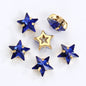 Wedding dresses decorated with gold claws of star crystals Stones sewn rhinestones
