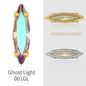 4*15mm Horse-eye Shaped Rhinestone DIY Jewelry Accessories Pointy-bottom Shaped Rhinestone Nail Sticker Rhinestone Material