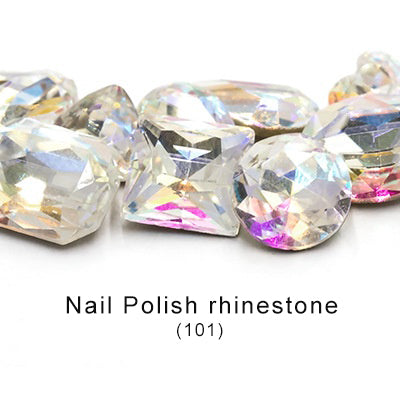 Multi-shape Crystal Glass Rhinestones Nail Art Rhinestones Ornament Dazzle Rhinestone Nail Paste Rhinestones Diy Ornament Accessory Material