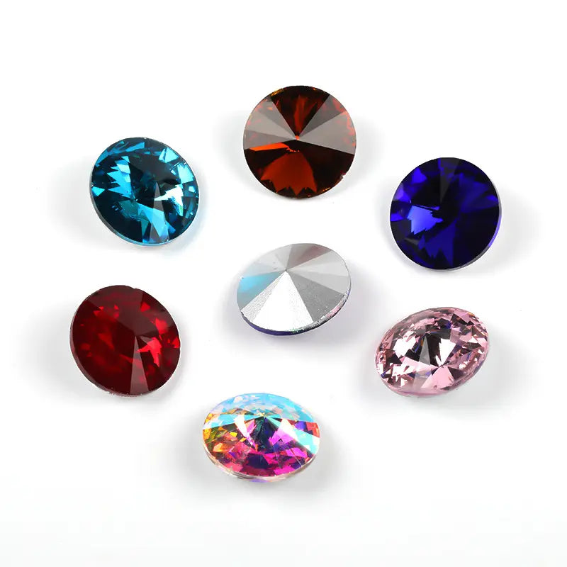 6/8mm Round Shape Rhinestones for Nail Art Decoration Crystal for Clothing Phone Case Accessories