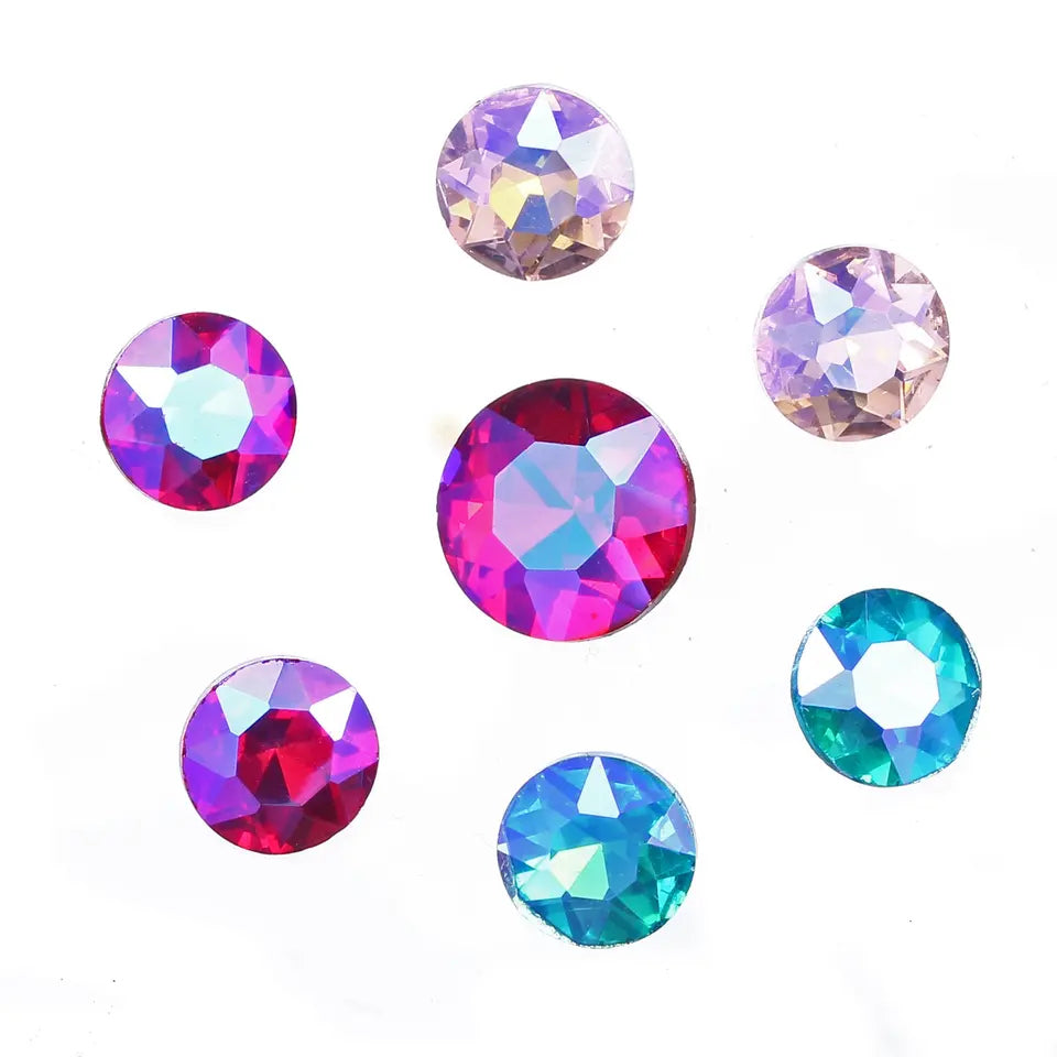 8/10mm Round Crystal Rhinestone Glass for DIY Clothing Jewelry Making/Nail Art