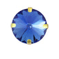 8/10mm Round Shape Crystal Rhinestone Sew On Gold Claw Rhinestone for Clothing Accessories