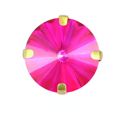 8/10mm Round Shape Crystal Rhinestone Sew On Gold Claw Rhinestone for Clothing Accessories