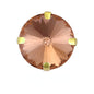 8/10mm Round Shape Crystal Rhinestone Sew On Gold Claw Rhinestone for Clothing Accessories