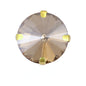 8/10mm Round Shape Crystal Rhinestone Sew On Gold Claw Rhinestone for Clothing Accessories