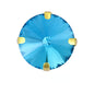 8/10mm Round Shape Crystal Rhinestone Sew On Gold Claw Rhinestone for Clothing Accessories