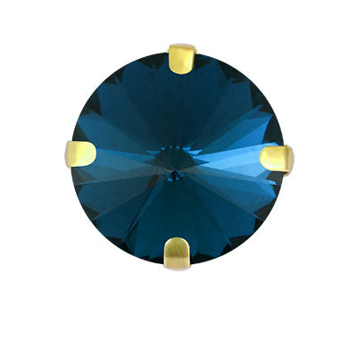 8/10mm Round Shape Crystal Rhinestone Sew On Gold Claw Rhinestone for Clothing Accessories