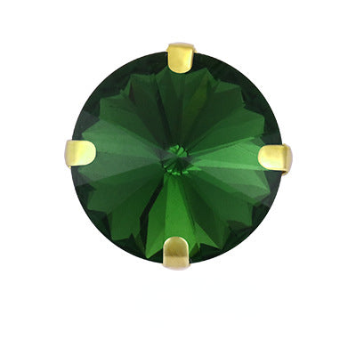 8/10mm Round Shape Crystal Rhinestone Sew On Gold Claw Rhinestone for Clothing Accessories