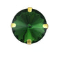8/10mm Round Shape Crystal Rhinestone Sew On Gold Claw Rhinestone for Clothing Accessories