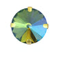 8/10mm Round Shape Crystal Rhinestone Sew On Gold Claw Rhinestone for Clothing Accessories