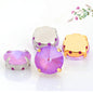 Round Shape Mocha Fluorescent Crystal Sew On Rhinestone for Clothing Accessories Rhinestone