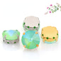 Round Shape Mocha Fluorescent Crystal Sew On Rhinestone for Clothing Accessories Rhinestone