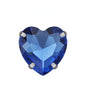 Heart Shape 18mm Shiny Crystal Rhinestone DIY Sew On Rhinestones Clothing Garment Accessories