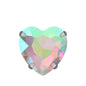 Heart Shape 18mm Shiny Crystal Rhinestone DIY Sew On Rhinestones Clothing Garment Accessories