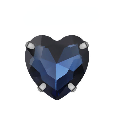Heart Shape 18mm Shiny Crystal Rhinestone DIY Sew On Rhinestones Clothing Garment Accessories