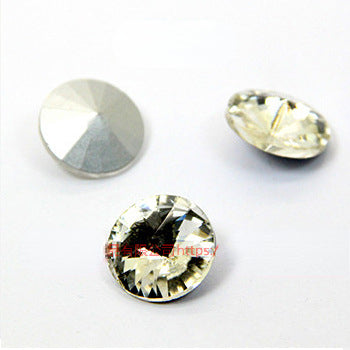 16/18mm Round Shape Crystal Strass Applique Rhinestones For Hair Clothes Sewing On Clothing