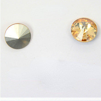 16/18mm Round Shape Crystal Strass Applique Rhinestones For Hair Clothes Sewing On Clothing