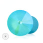 8/10/12mm Round Shape Mocha Fluorescence Color Crystal Diamond Glass Rhinestone for Clothing Jewelry Accessories