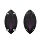 TonyBead 9*18mm/13*27mm Navette Shape Big Sew on Crystal Rhinestone with Silver Bottom for Clothing DIY Decoration