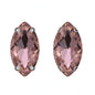 Hot Sell 6*12mm 7*15mm Navette Horse Eye Shape Crystal Rhinestone with Silver Bottom for Sew on Clothing Accessories