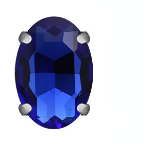 Oval Shape 6*8mm/8*10mm Crystal Sew on Glass Rhinestone for Garment Shoes Bag Decoration
