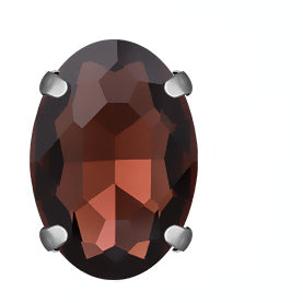 Oval Shape 6*8mm/8*10mm Crystal Sew on Glass Rhinestone for Garment Shoes Bag Decoration