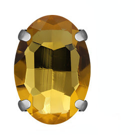 Oval Shape 6*8mm/8*10mm Crystal Sew on Glass Rhinestone for Garment Shoes Bag Decoration