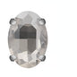 Kagawa Oval Shape 6 * 8mm/8 * 10mm Crystal Sewing On Glass Rhinestone for Garment Shoes Bag Decoration