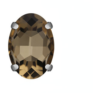 Oval Shape 6*8mm/8*10mm Crystal Sew on Glass Rhinestone for Garment Shoes Bag Decoration