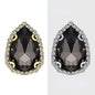 【10pcs】7*10mm Crystal with Gold/silver Base Suitable for Clothing and Wedding Decoration Accessories