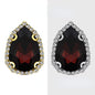 【10pcs】7*10mm Crystal with Gold/silver Base Suitable for Clothing and Wedding Decoration Accessories